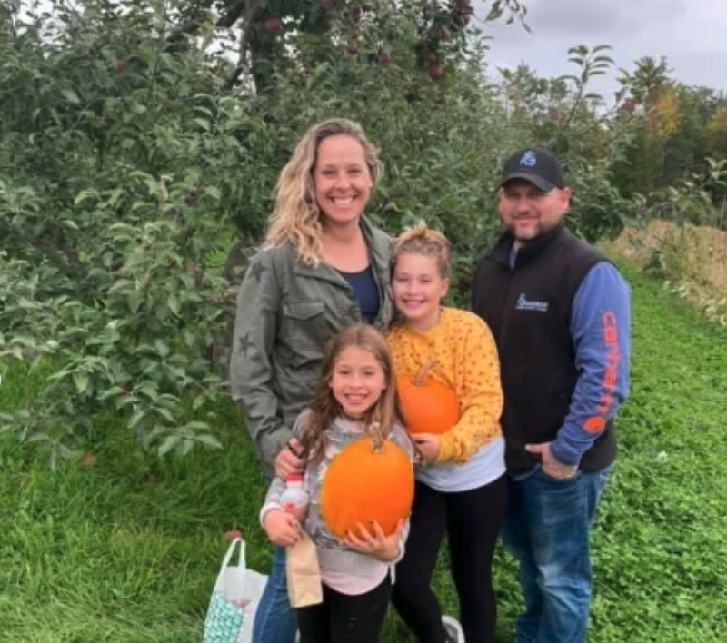 Guardian Home Services owner and family — veteran-owned business in Hampden Maine
